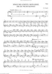 Cover icon of Singe die Garten, mein Herz, die du nicht kennst (12 Singers) sheet music for orchestra/band (piano) by Per Norgard, classical score, intermediate skill level