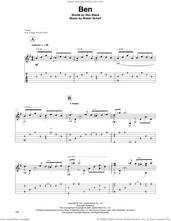 Cover icon of Ben (arr. David Jaggs) sheet music for guitar solo by Michael Jackson, David Jaggs, Don Black and Walter Scharf, intermediate skill level