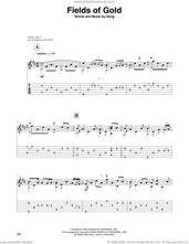 Cover icon of Fields Of Gold (arr. David Jaggs) sheet music for guitar solo by Sting and David Jaggs, intermediate skill level