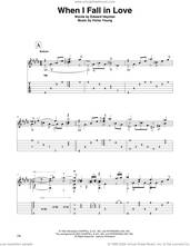 Cover icon of When I Fall In Love (arr. David Jaggs) sheet music for guitar solo by The Lettermen, David Jaggs, Edward Heyman and Victor Young, intermediate skill level