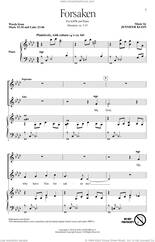 Cover icon of Forsaken sheet music for choir (SATB: soprano, alto, tenor, bass) by Jennifer Klein and Mark 15:34 and Luke 23:46, intermediate skill level