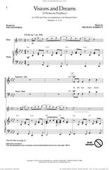 Cover icon of Visions And Dreams (A Pentecost Prophecy) sheet music for choir (SATB: soprano, alto, tenor, bass) by Michael Barrett and Wes Hannibal, intermediate skill level