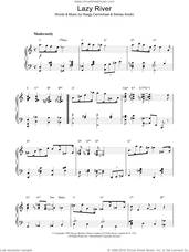 Cover icon of Lazy River sheet music for piano solo by Hoagy Carmichael, intermediate skill level