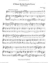 Cover icon of If Music Be The Food Of Love sheet music for voice and piano (High Voice) by Henry Purcell, Richard Walters and Steven Stolen, classical score, intermediate skill level