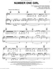 Cover icon of number one girl sheet music for voice, piano or guitar by ROSÉ, Amy Allen, Carter Lang, Chae Young Park, Dernst Emile II, Dylan Wiggins, Omer Fedi and Peter Gene Hernandez, intermediate skill level