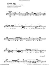 Cover icon of Lovin' You sheet music for voice and other instruments (fake book) by Minnie Riperton and RICHARD RUDOLPH, intermediate skill level