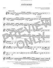 Cover icon of Anti-Hero sheet music for horn solo by Taylor Swift and Jack Antonoff, intermediate skill level