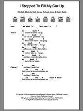 Cover icon of I Stopped To Fill My Car Up sheet music for guitar (chords) by Stereophonics, Kelly Jones, Richard Jones and Stuart Cable, intermediate skill level