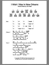 Cover icon of I Wish I Was In New Orleans sheet music for guitar (chords) by Tom Waits, intermediate skill level
