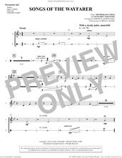 Cover icon of Songs Of The Wayfarer sheet music for orchestra/band (percussion 1 and 2) by Joseph M. Martin and Miscellaneous, intermediate skill level