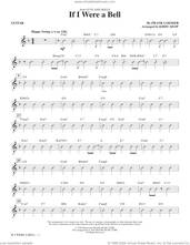 Cover icon of If I Were A Bell (from Guys and Dolls) (arr. Kirby Shaw) (complete set of parts) sheet music for orchestra/band (Rhythm) by Kirby Shaw and Frank Loesser, intermediate skill level