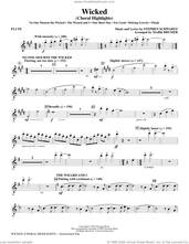 Cover icon of Wicked (Choral Highlights) (arr. Mark Brymer) (complete set of parts) sheet music for orchestra/band (Instrumental Accompaniment) by Mark Brymer and Stephen Schwartz, intermediate skill level