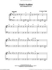 Cover icon of Viola's Audition sheet music for piano solo by Stephen Warbeck, intermediate skill level