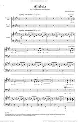 Cover icon of Alleluia sheet music for choir (SATB: soprano, alto, tenor, bass) by John Bickerton, intermediate skill level