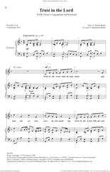 Cover icon of Trust In The Lord (arr. Benjamin Harlan) sheet music for choir (SATB: soprano, alto, tenor, bass) by Donna Butler and Benjamin Harlan, intermediate skill level