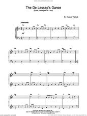 Cover icon of The De Lessop's Dance sheet music for piano solo by Stephen Warbeck, intermediate skill level