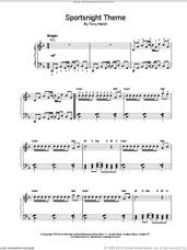 Cover icon of Sportsnight Theme sheet music for piano solo by Tony Hatch, intermediate skill level