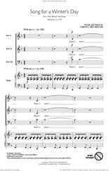 Cover icon of Song For A Winter's Day sheet music for choir (3-Part Mixed) by Cristi Cary Miller, intermediate skill level