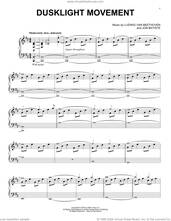 Cover icon of Dusklight Movement sheet music for piano solo by Jon Batiste and Ludwig Van Beethoven, classical score, intermediate skill level