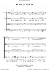 Cover icon of Puttin' On The Ritz (arr. Jon Conway) sheet music for choir (SATB: soprano, alto, tenor, bass) by Taco, Jon Conway and Irving Berlin, intermediate skill level