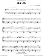 Cover icon of Ninnog sheet music for piano solo by Yann Tiersen, intermediate skill level