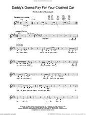 Cover icon of Daddy's Gonna Pay For Your Crashed Car sheet music for voice and other instruments (fake book) by U2 and Bono, intermediate skill level