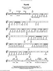 Cover icon of Numb sheet music for voice and other instruments (fake book) by U2 and The Edge, intermediate skill level