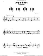 Cover icon of Angry Birds (Main Theme) sheet music for piano solo by Ari Pulkkinen, beginner skill level