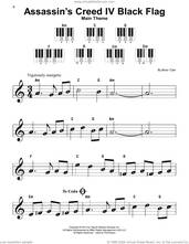 Cover icon of Assassin's Creed IV Black Flag (Main Theme) sheet music for piano solo by Brian Tyler, beginner skill level