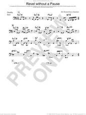 Cover icon of Revel Without A Pause sheet music for bass solo by Bill Bruford and Steve Hamilton, intermediate skill level