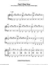 Cover icon of Can't Stop Now sheet music for piano solo by Tim Rice-Oxley, Richard Hughes and Tom Chaplin, intermediate skill level