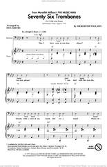 Cover icon of Seventy Six Trombones (arr. Ed Lojeski) sheet music for choir (SAB: soprano, alto, bass) by Meredith Willson and Ed Lojeski, intermediate skill level