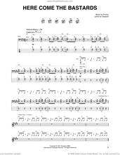 Cover icon of Here Come The Bastards sheet music for guitar (tablature) by Primus and Claypool, intermediate skill level