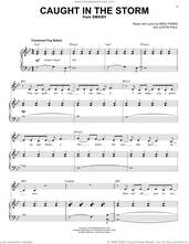 Cover icon of Caught In The Storm (from Smash) sheet music for voice and piano by Pasek & Paul, Katharine McPhee, Benj Pasek and Justin Paul, intermediate skill level