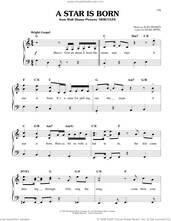 Cover icon of A Star Is Born (from Hercules) sheet music for piano solo by Alan Menken and David Zippel, easy skill level