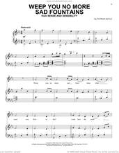 Cover icon of Weep You No More Sad Fountains (from Sense and Sensibility) sheet music for voice and piano by Patrick Doyle, classical score, intermediate skill level