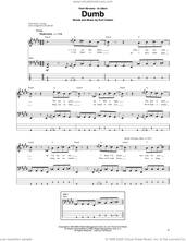 Cover icon of Dumb sheet music for bass (tablature) (bass guitar) by Nirvana and Kurt Cobain, intermediate skill level