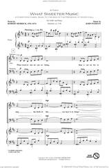 Cover icon of What Sweeter Music sheet music for choir (SAB: soprano, alto, bass) by John Purifoy and Robert Herrick, intermediate skill level