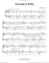 Cover icon of Serenade In B-flat (Our Newborn Blessing) sheet music for piano solo by Phillip Keveren, classical score, intermediate skill level