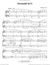 Cover icon of Serenade In G (Memories Of Mommy) sheet music for piano solo by Phillip Keveren, classical score, intermediate skill level