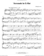 Cover icon of Serenade In G-flat (For You Forever) sheet music for piano solo by Phillip Keveren, classical score, intermediate skill level