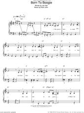 Cover icon of Born To Boogie sheet music for piano solo by Elton John, Billy Elliot (Musical) and Lee Hall, easy skill level