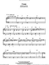 Cover icon of Finale sheet music for piano solo by Elton John, Billy Elliot (Musical) and Lee Hall, easy skill level