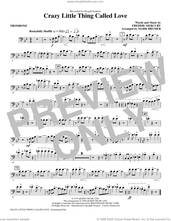 Cover icon of Crazy Little Thing Called Love sheet music for orchestra/band (trombone) by Dwight Yoakam, Mark Brymer, Queen and Freddie Mercury, intermediate skill level