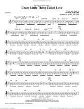 Cover icon of Crazy Little Thing Called Love sheet music for orchestra/band (guitar) by Dwight Yoakam, Mark Brymer, Queen and Freddie Mercury, intermediate skill level