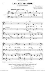 Cover icon of A Sacred Blessing sheet music for choir (SAB: soprano, alto, bass) by Jon Paige, Megan Faith and Megan Faith and Jon Paige, intermediate skill level