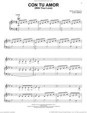 Cover icon of Con Tu Amor (With Your Love) sheet music for voice, piano or guitar by Juan Gabriel, intermediate skill level