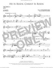 Cover icon of He Is Risen, Christ Is Risen (arr. Sean Paul) sheet music for orchestra/band (Bb trumpet 1) by Joachim Neander, Sean Paul and Cecil Alexander, intermediate skill level