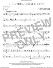 Cover icon of He Is Risen, Christ Is Risen (arr. Sean Paul) sheet music for orchestra/band (f horn 1) by Joachim Neander, Sean Paul and Cecil Alexander, intermediate skill level