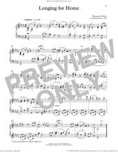 Cover icon of Longing For Home sheet music for piano solo (elementary) by Florence Price and Michael Clark, classical score, beginner piano (elementary)